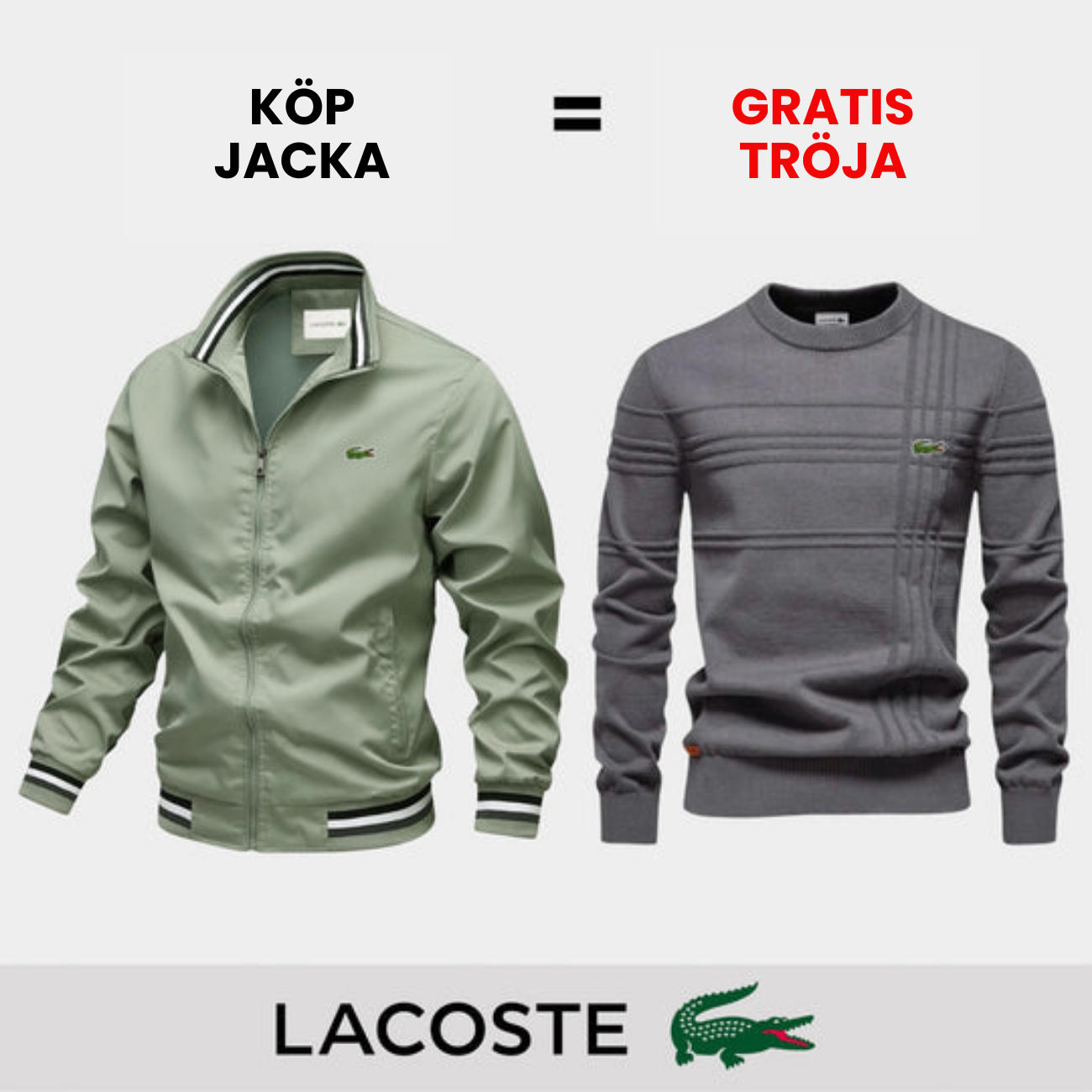 CASUAL JACKA + GRATIS TRÖJA || BEGRÄNSAT ERBJUDANDE