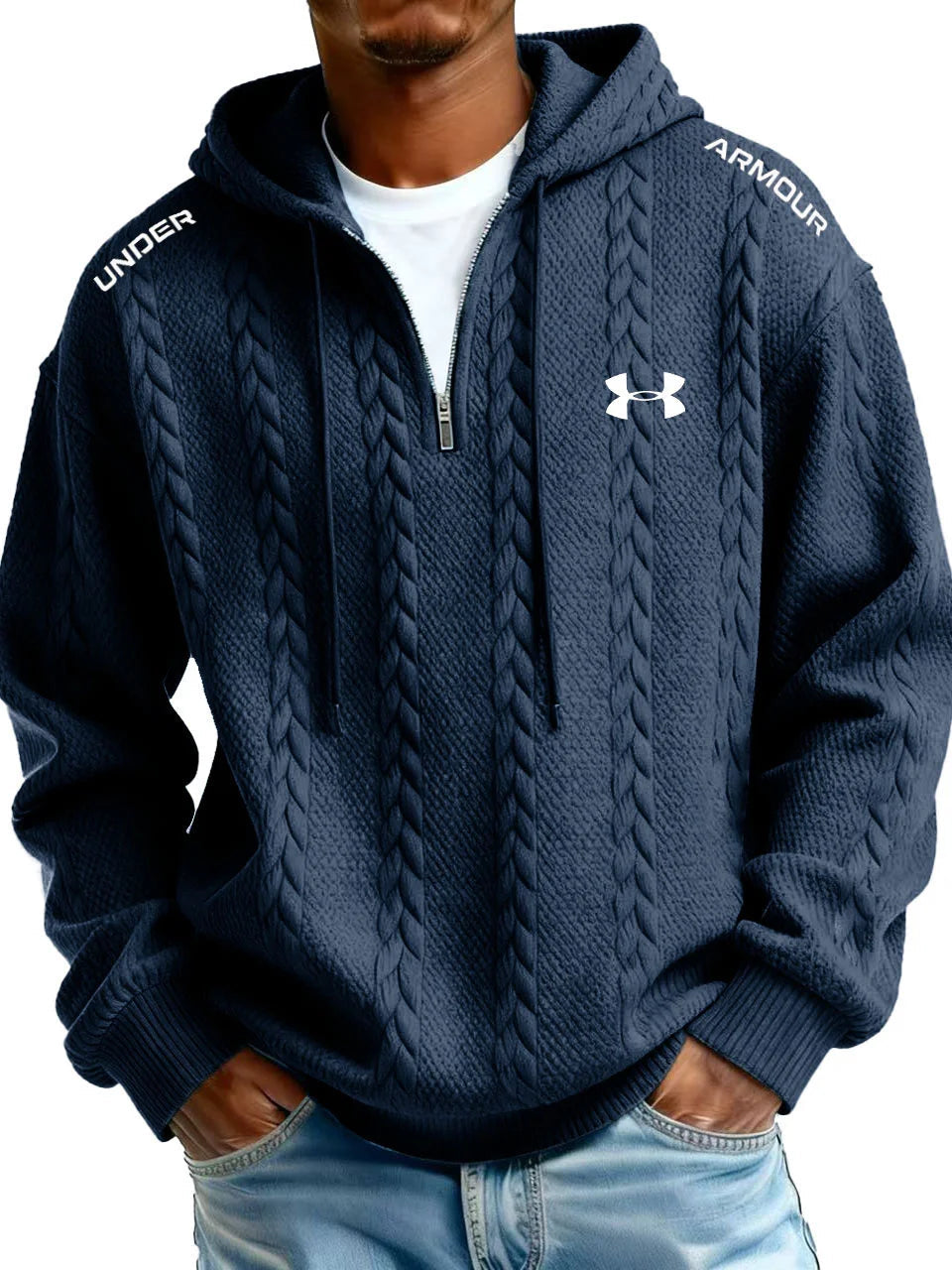 UA halvzip-hoodie