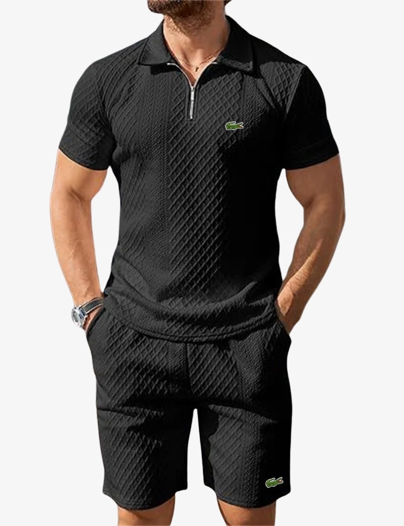 Set Polo Zippé & Short - LAGERRRENSNING