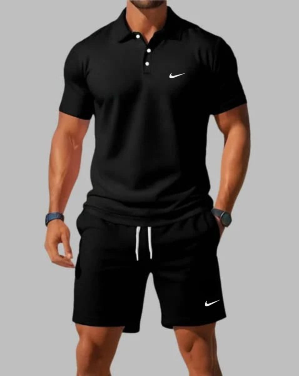 Avslappnat Sommarset - Piké & Shorts
