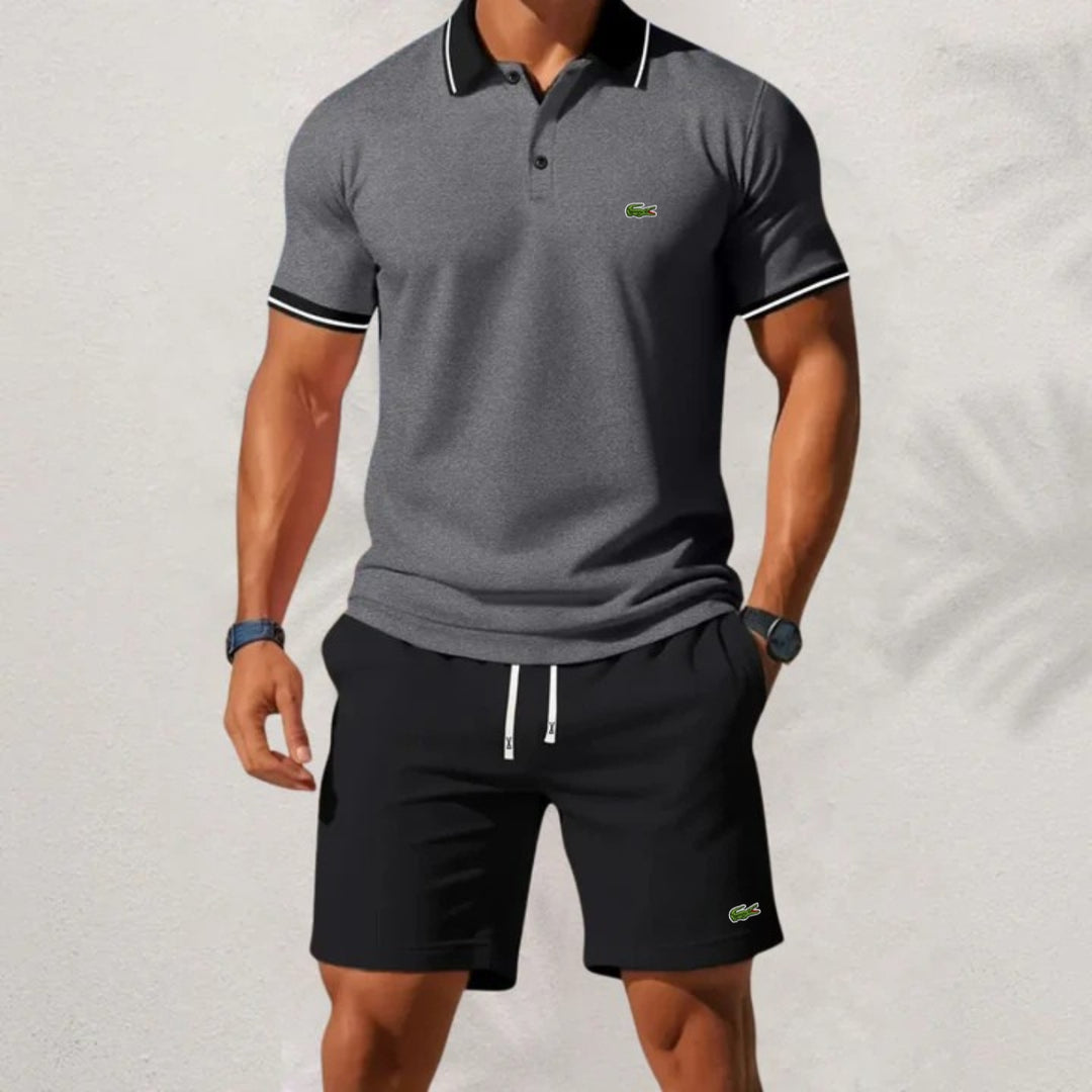 Polo- & Shortsset - (UTFÖRSÄLJNING SOMMARKOLLEKTION 2024)