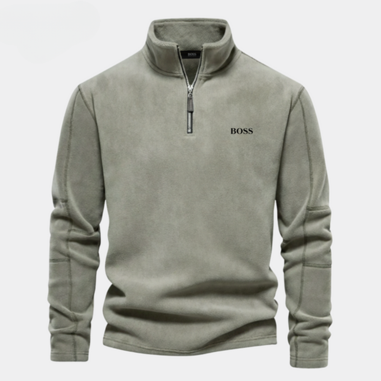 BOSS™ Half Zip Sweatshirt | I Bomull