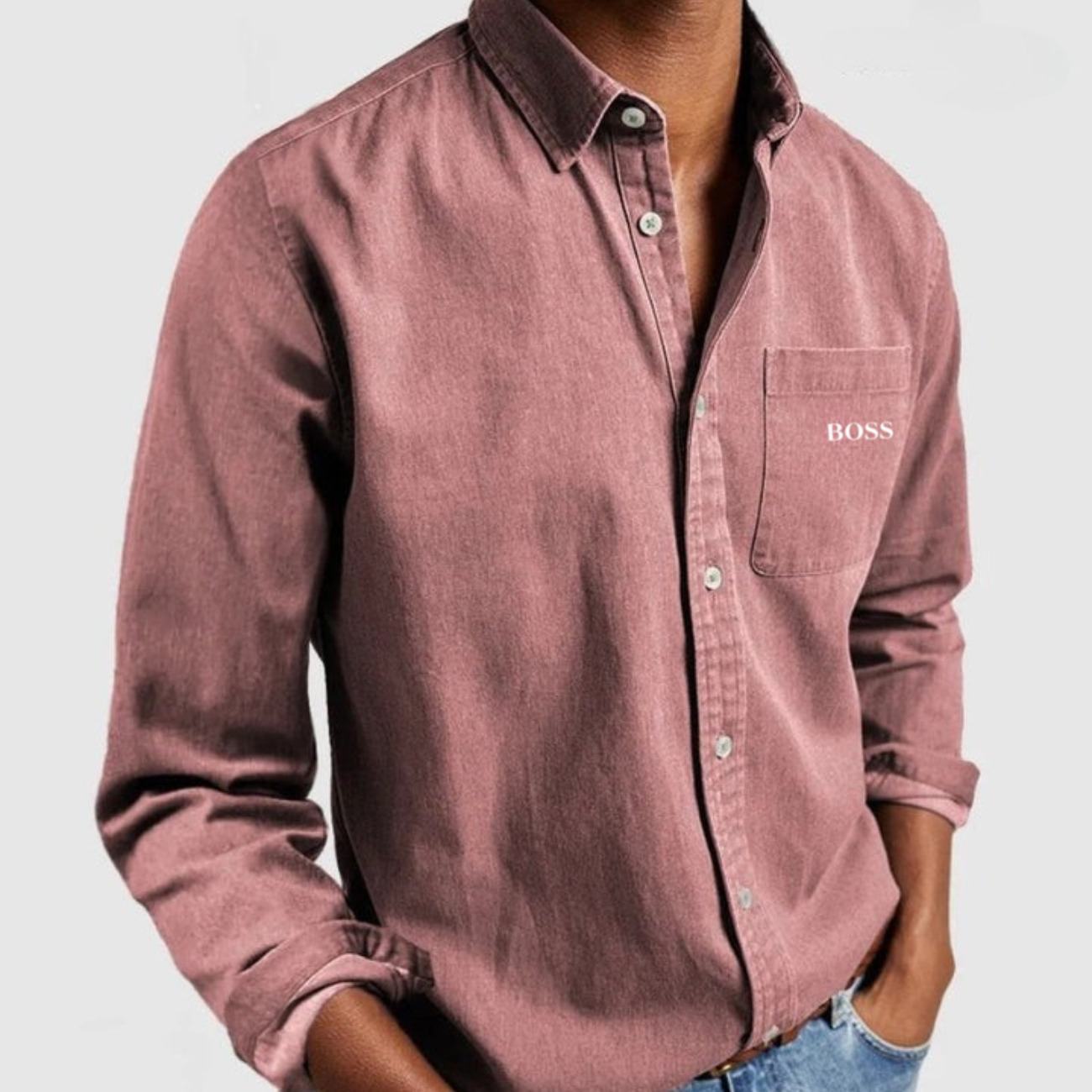 Linneskjorta | i Oxford-stil