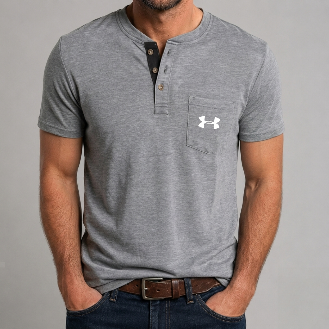 Premium Slub Knit Henley - Utförsäljning