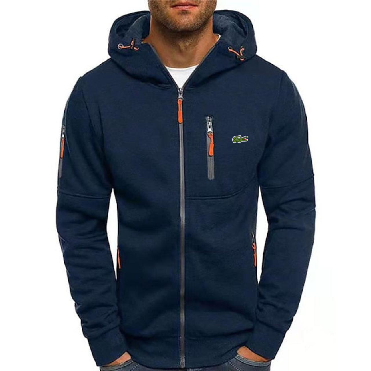 Premium Komfort Zip-Up Hoodie - Utförsäljning