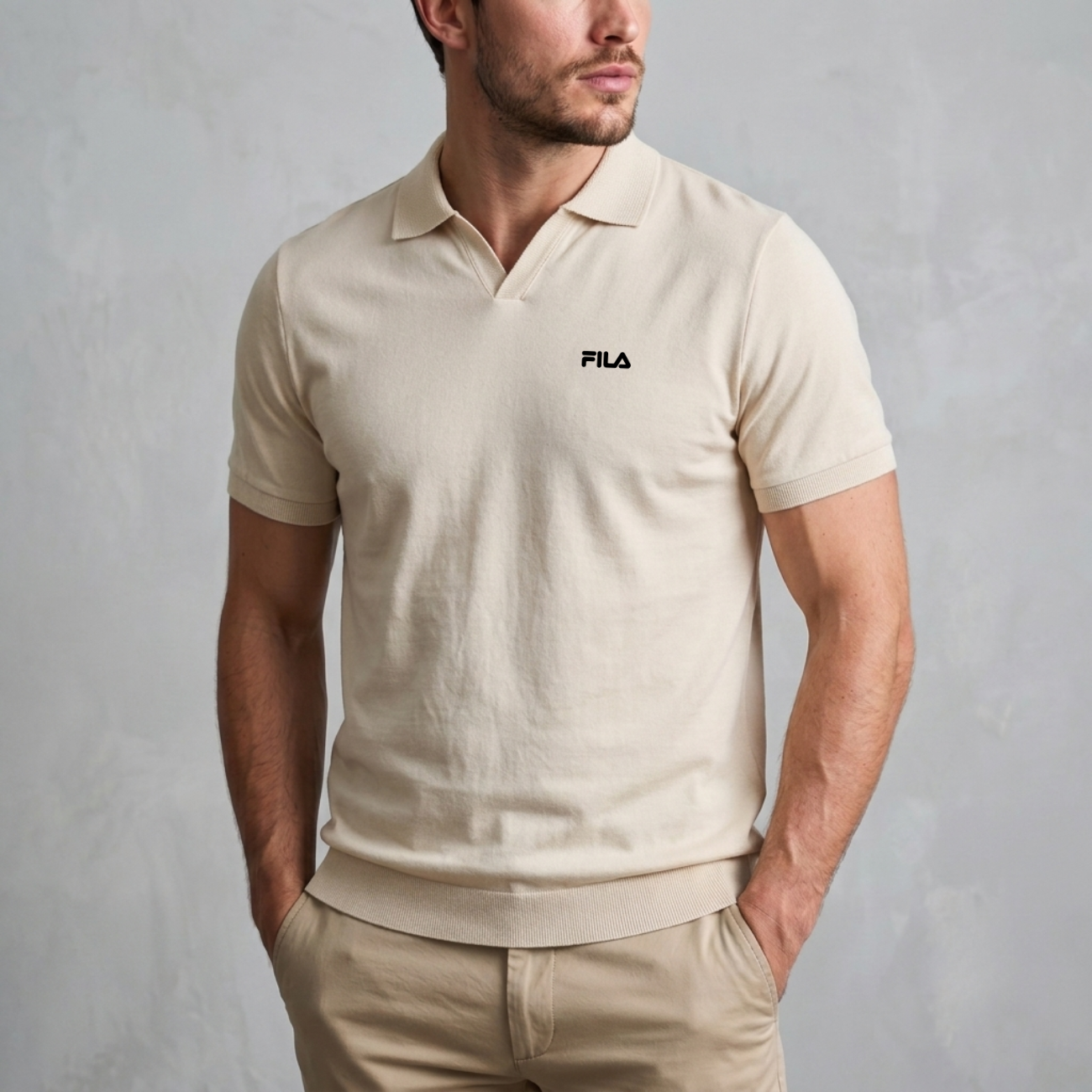 V-Placket Polo - Utförsäljning