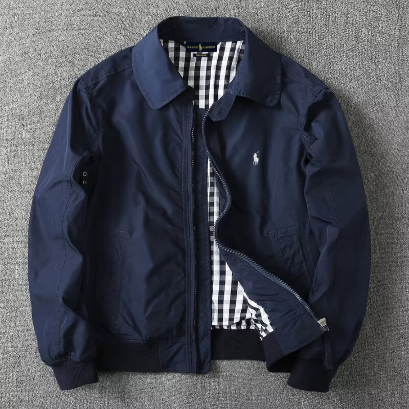 2026 Modern Klassisk Zip-Up Jacka - Rea