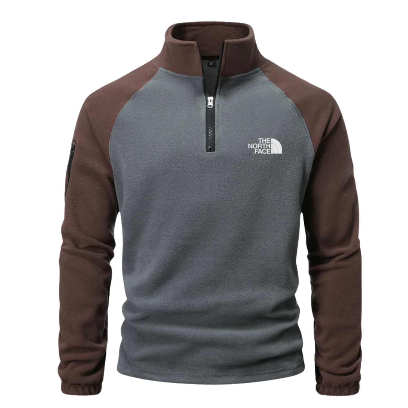 Säsongs Half-Zip Fleecepullover - Utförsäljning