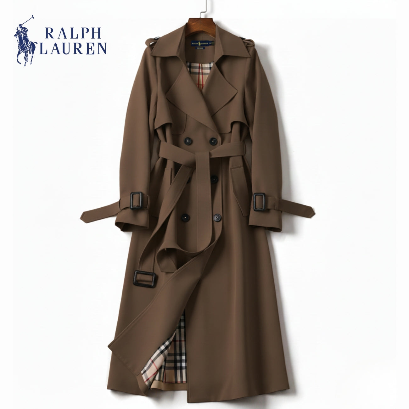 Elegant Trenchcoat med Bälte || UTFÖRSÄLJNINGSPRIS