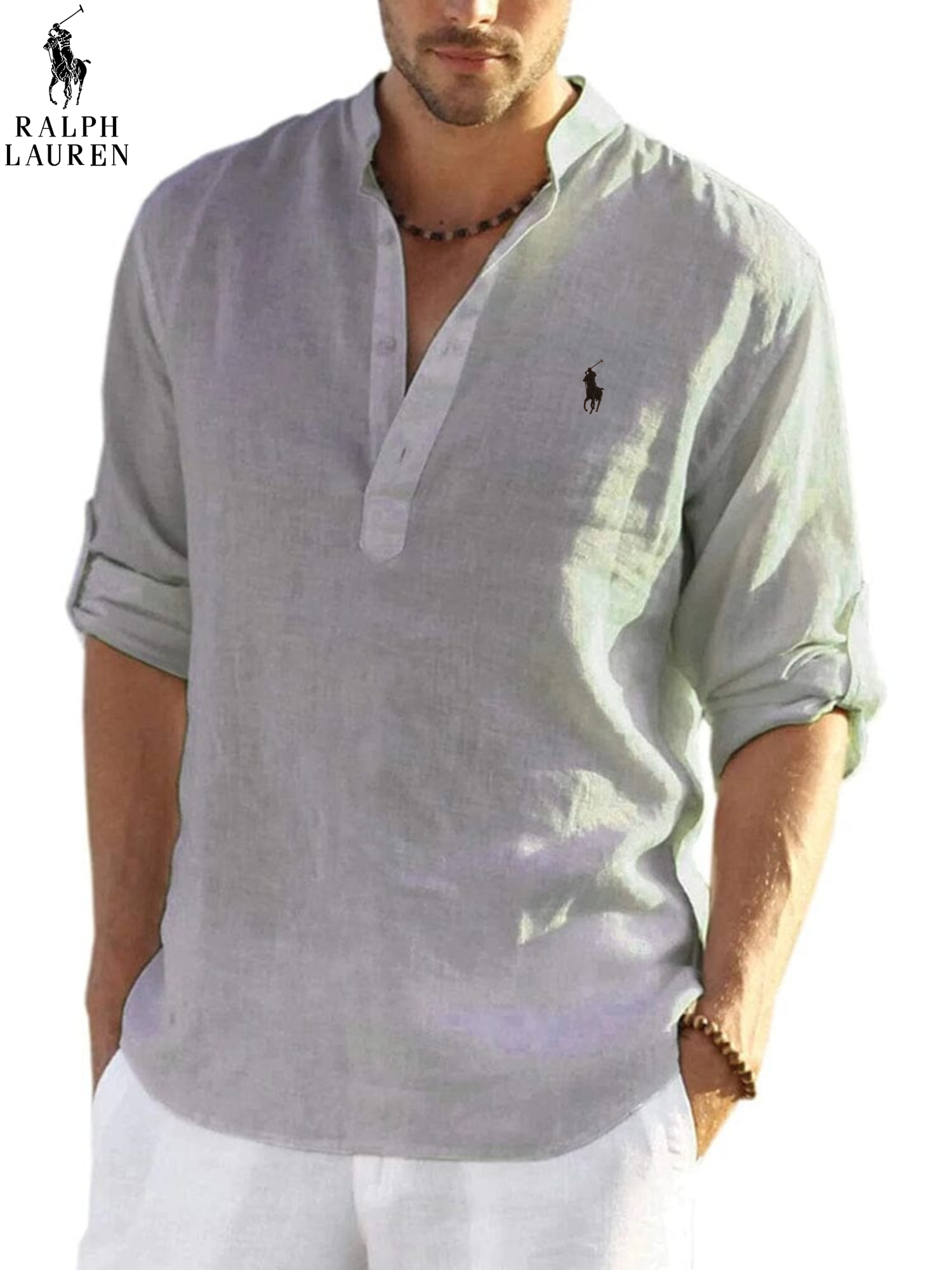 Avslappnad Linneskjorta i Modern Stil || Utförsäljning