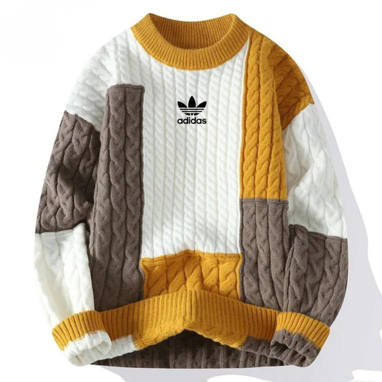 Retro Patchwork Tröja - UTFÖRSÄLJNING AV KOLLEKTION
