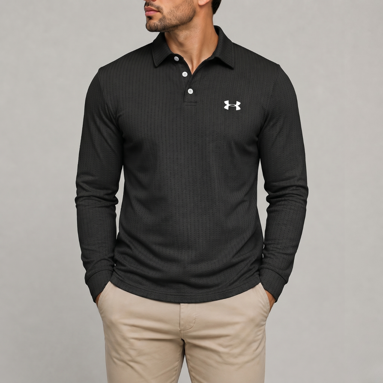 Långärmad Performance Polo - Utförsäljning