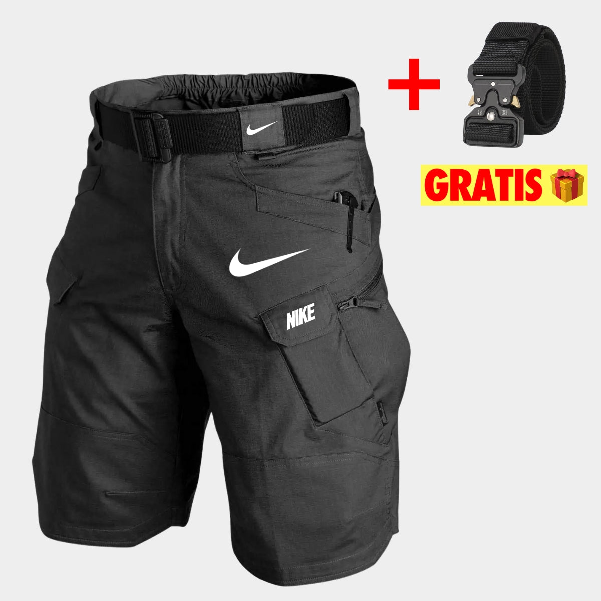 Taktiska Cargo-shorts + Gratis Bälte — UTFÖRSÄLJNING