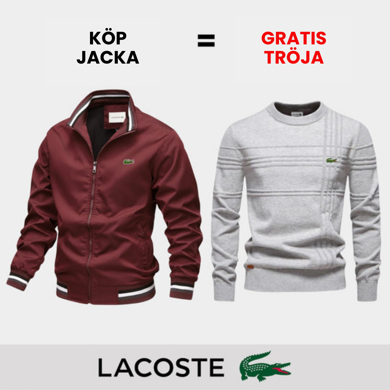 CASUAL JACKA + GRATIS TRÖJA || BEGRÄNSAT ERBJUDANDE
