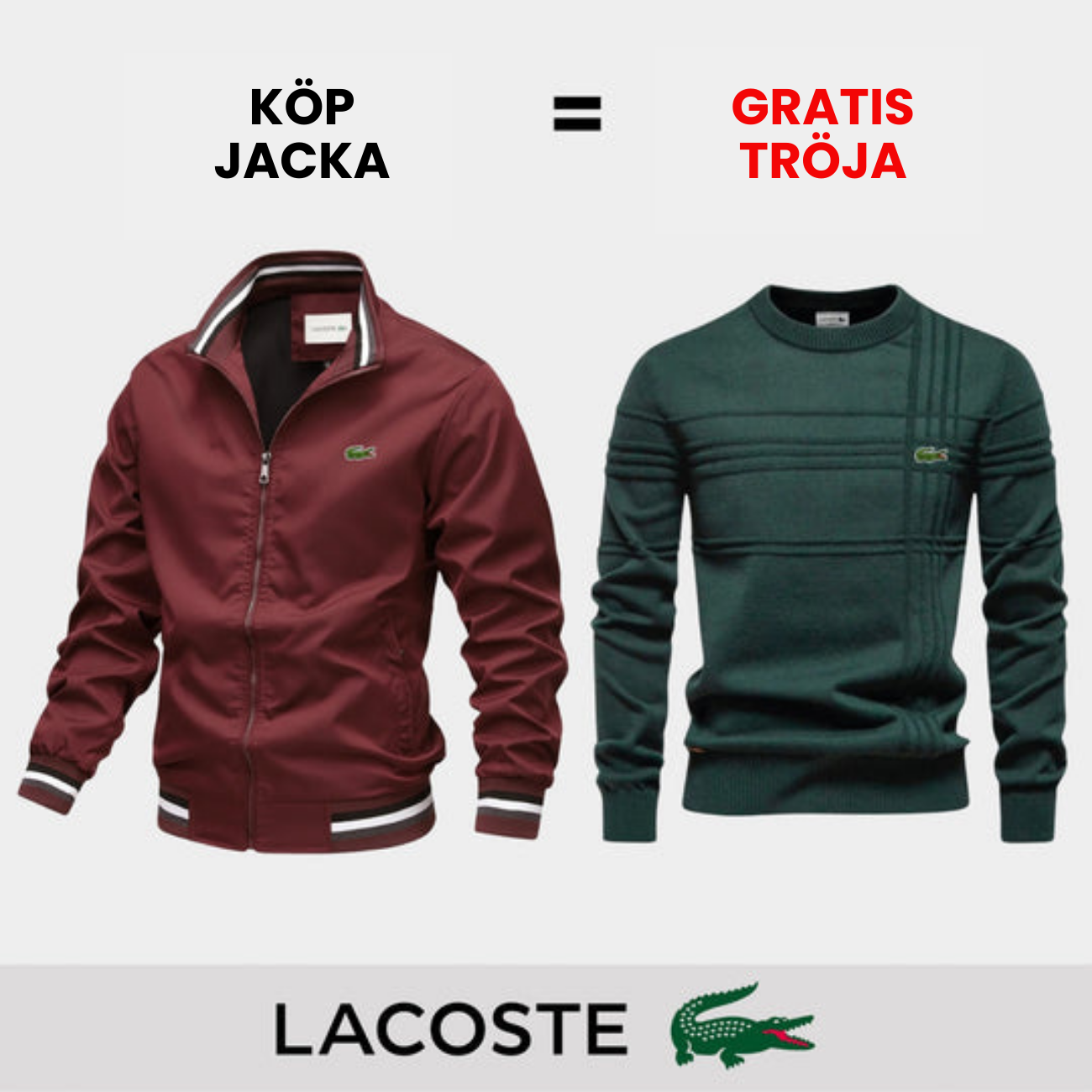 CASUAL JACKA + GRATIS TRÖJA || BEGRÄNSAT ERBJUDANDE