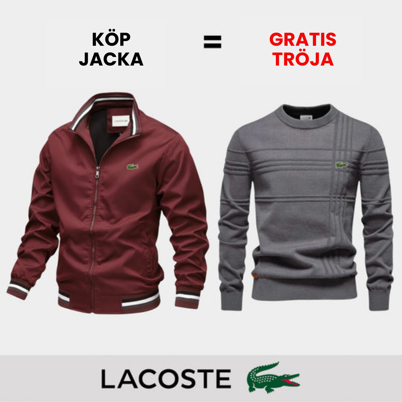 CASUAL JACKA + GRATIS TRÖJA || BEGRÄNSAT ERBJUDANDE
