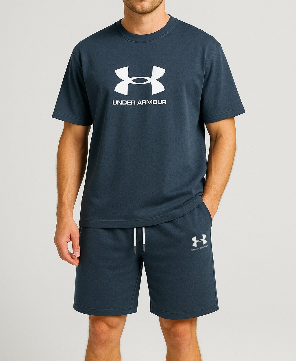 Somrig och Avslappnad Herroutfit || T-shirt och Shorts