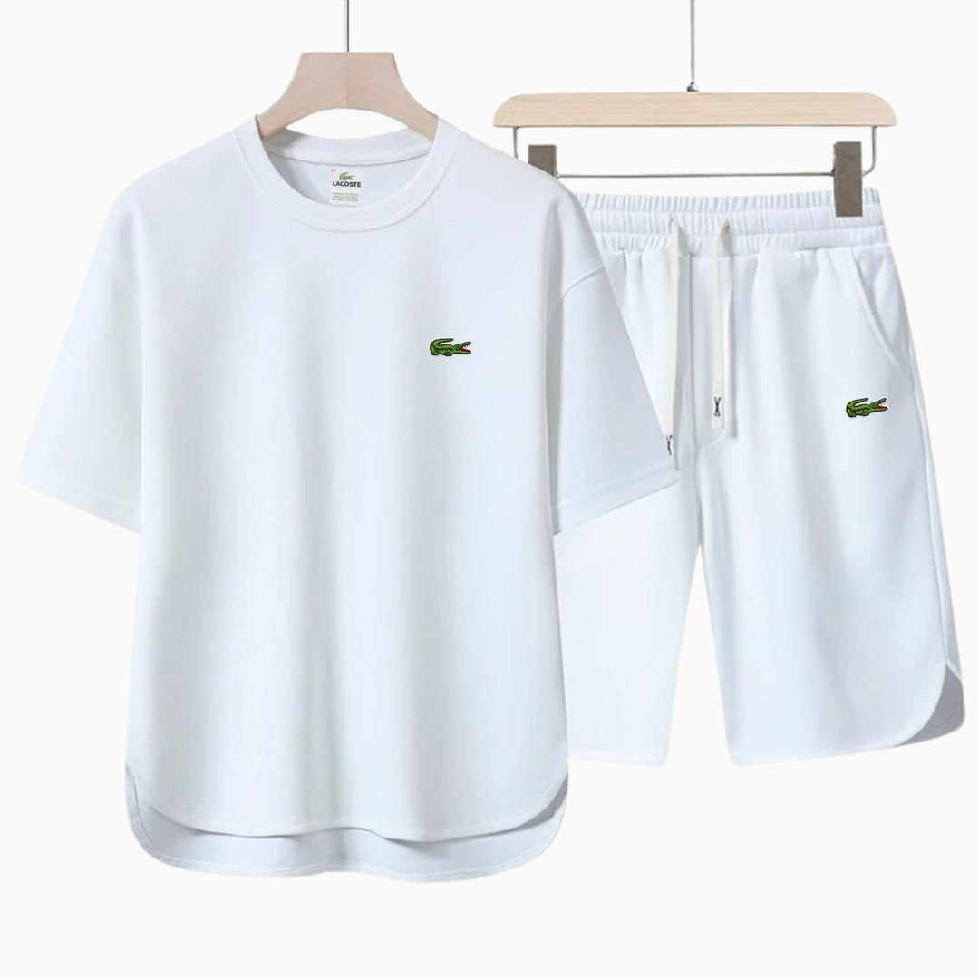 Casual Set för män - T-Shirt & Shorts