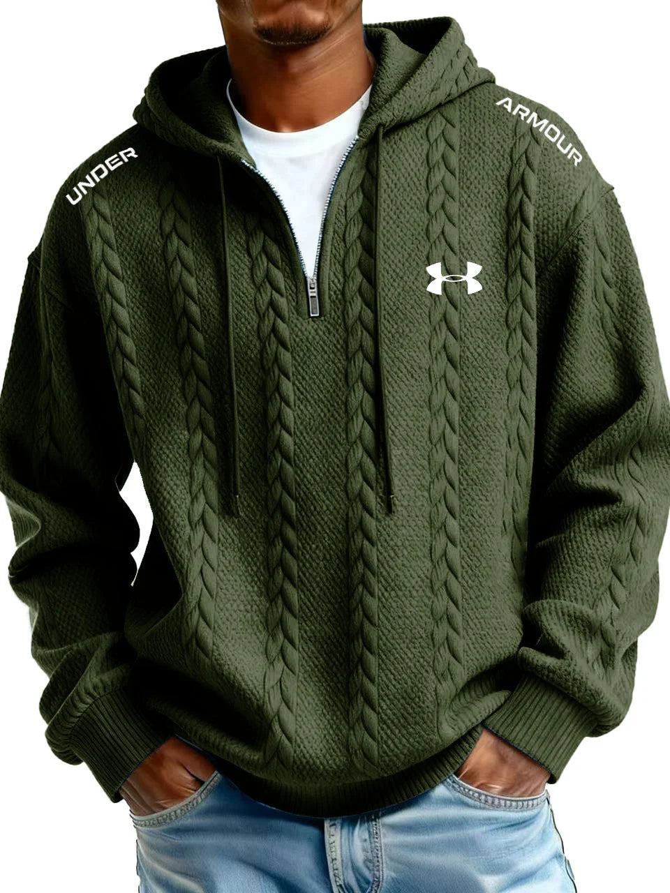 UA halvzip-hoodie