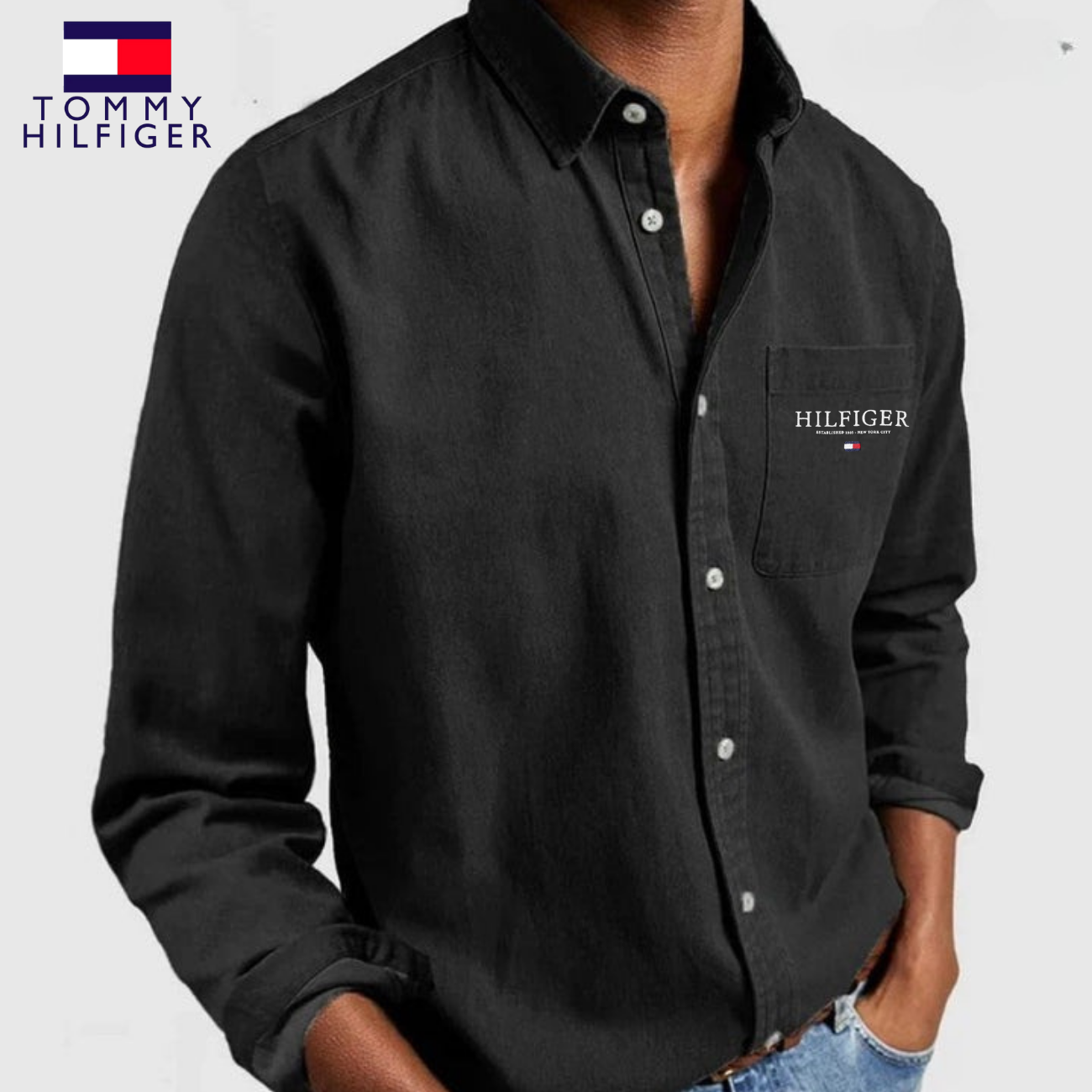 Linneskjorta | i Oxford-stil
