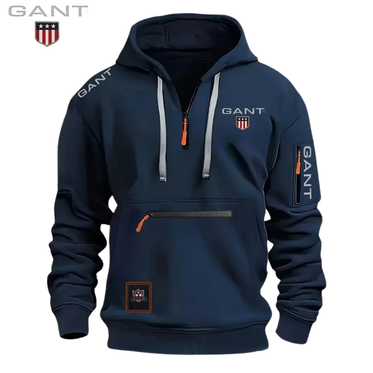 2026 Urban Halv-Dragkedja Prestanda-Hoodie || REA UTGÅENDE VAROR