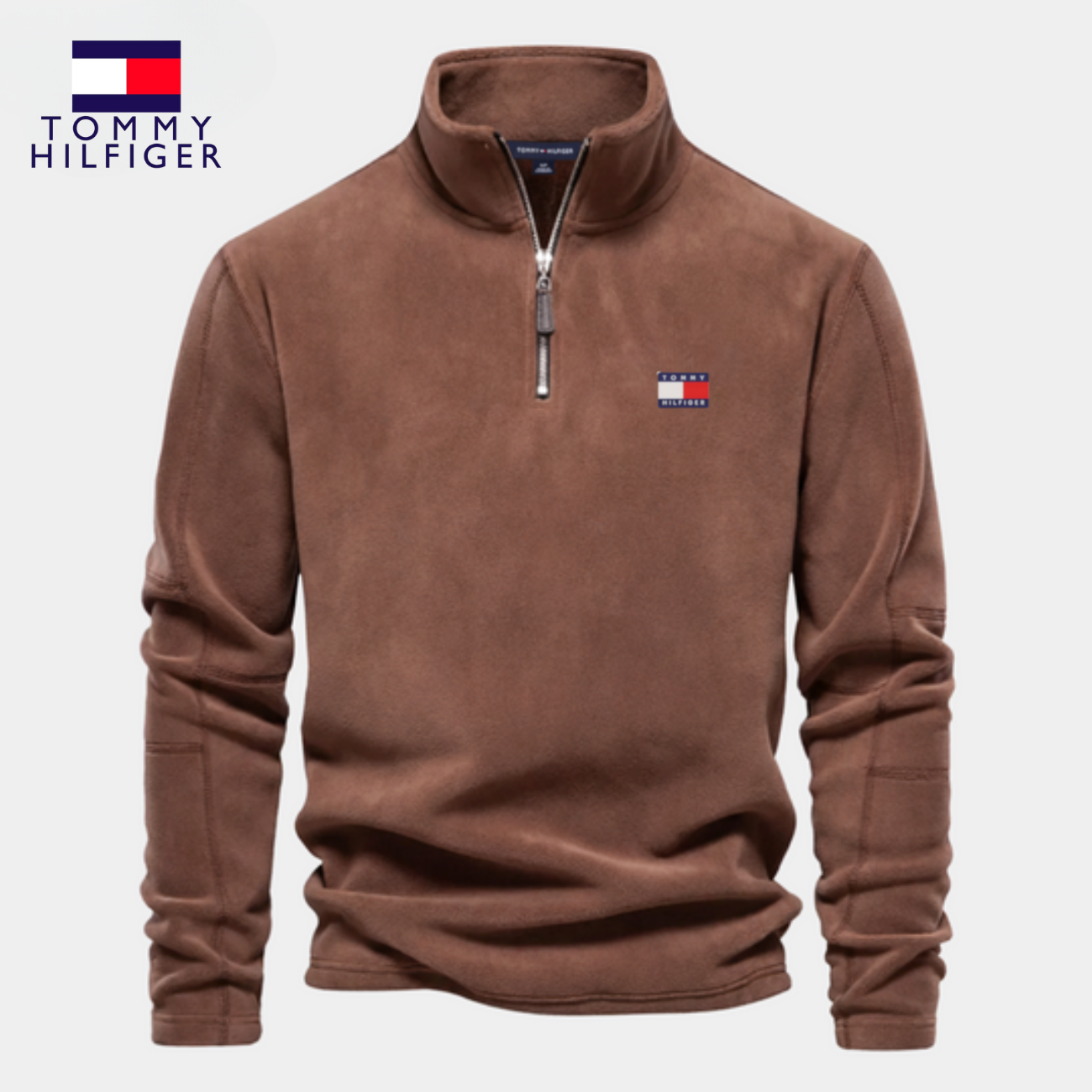 TH™ Half Zip Sweatshirt | I Bomull