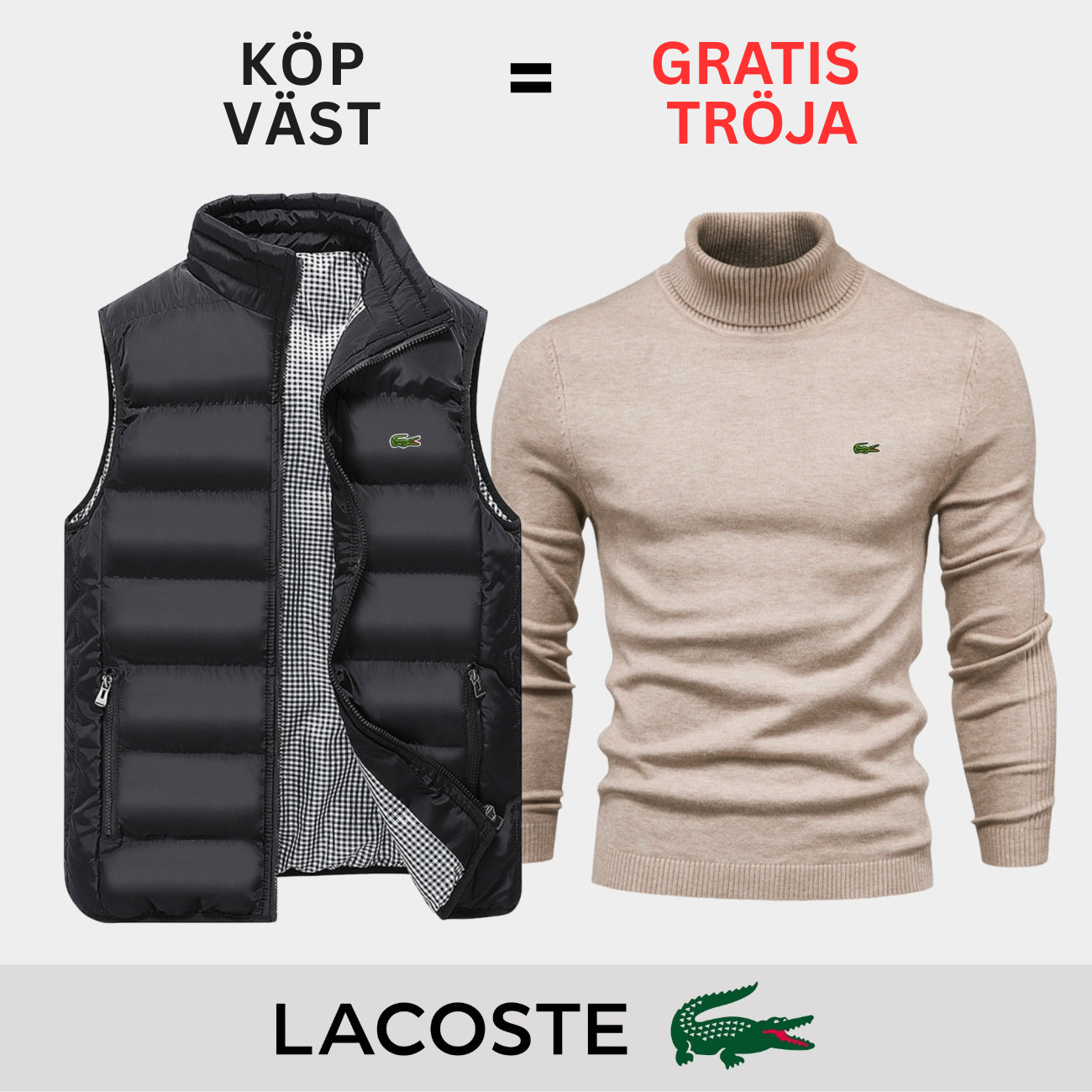 PREMIUM CASUAL VÄST + TRÖJA ERBJUDANDE || BEGRÄNSAT TID ERBJUDANDE