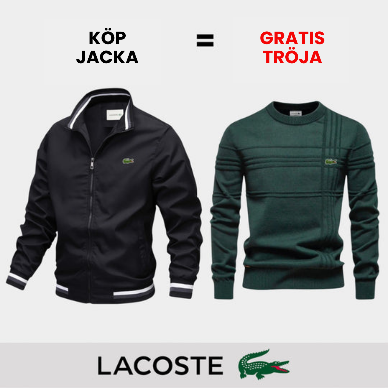 CASUAL JACKA + GRATIS TRÖJA || BEGRÄNSAT ERBJUDANDE