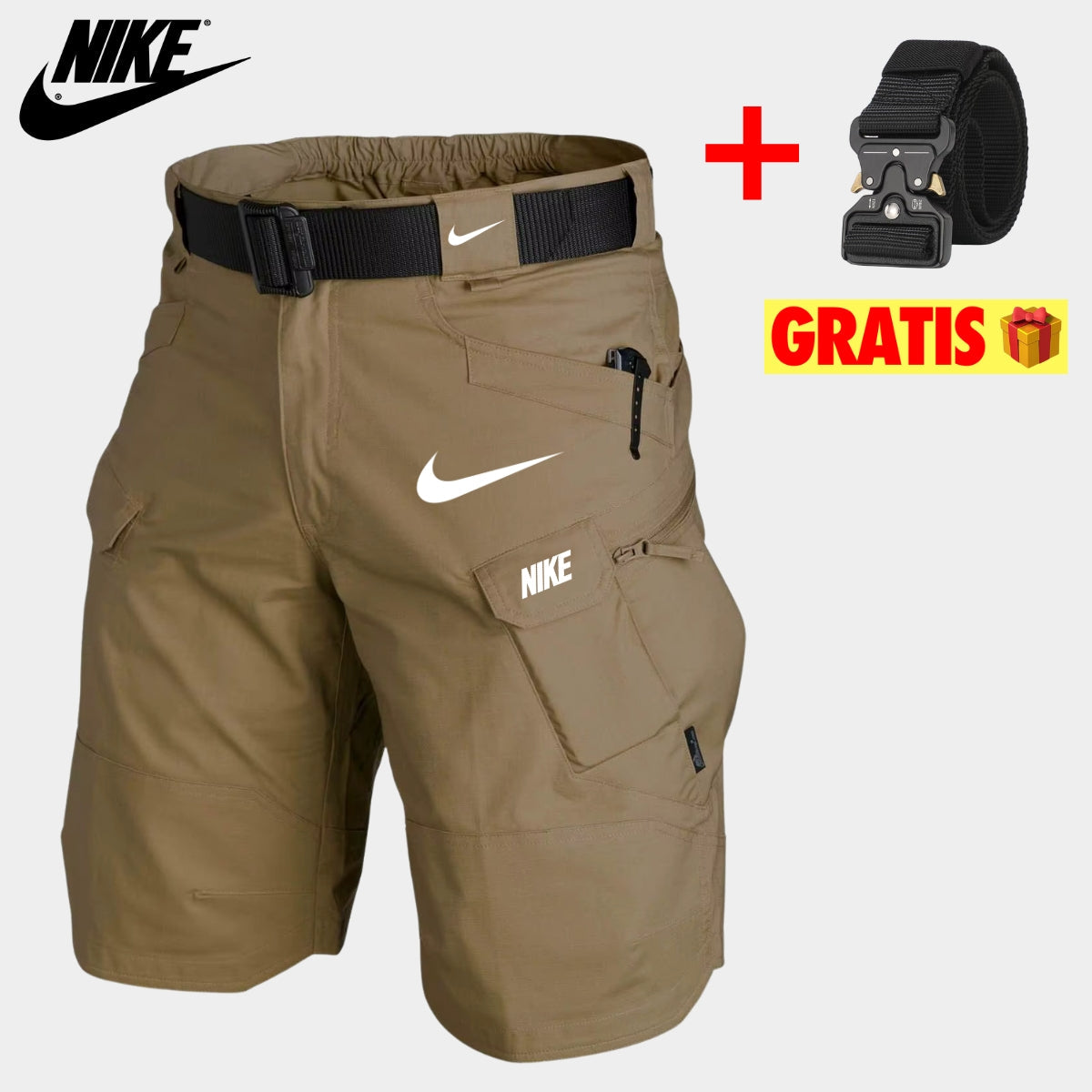 Taktiska Cargo-shorts + Gratis Bälte || UTFÖRSÄLJNING