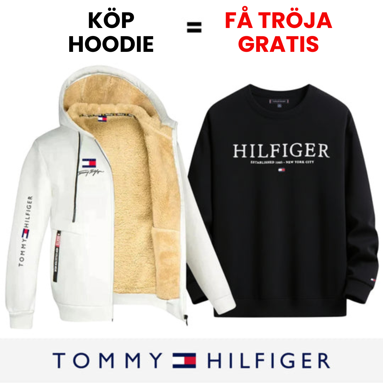 Premium Sherpa Hoodie + Sweat Erbjudande || BEGRÄNSAD ERBJUDANDE