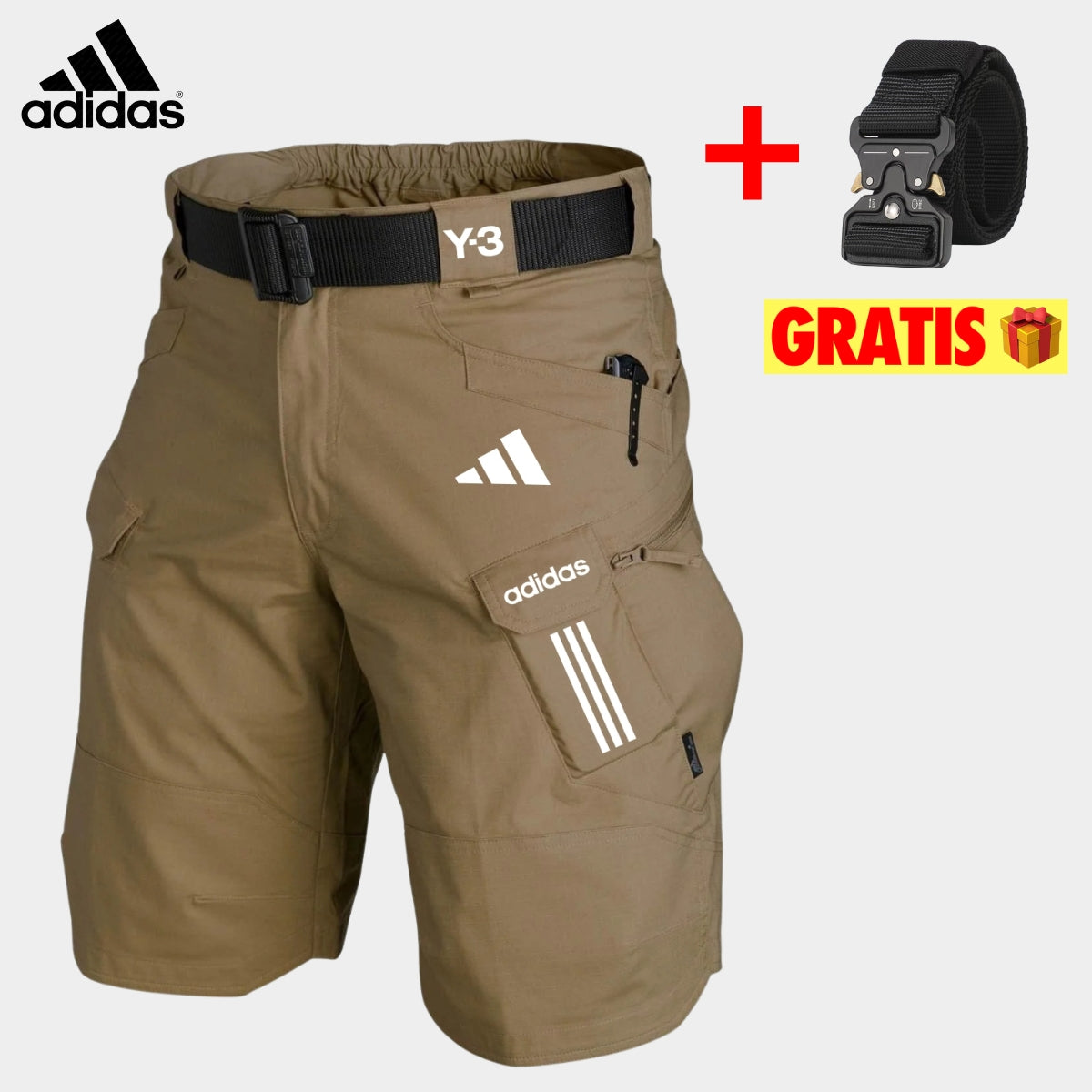 Taktiska Cargo-shorts + Gratis Bälte || UTFÖRSÄLJNING
