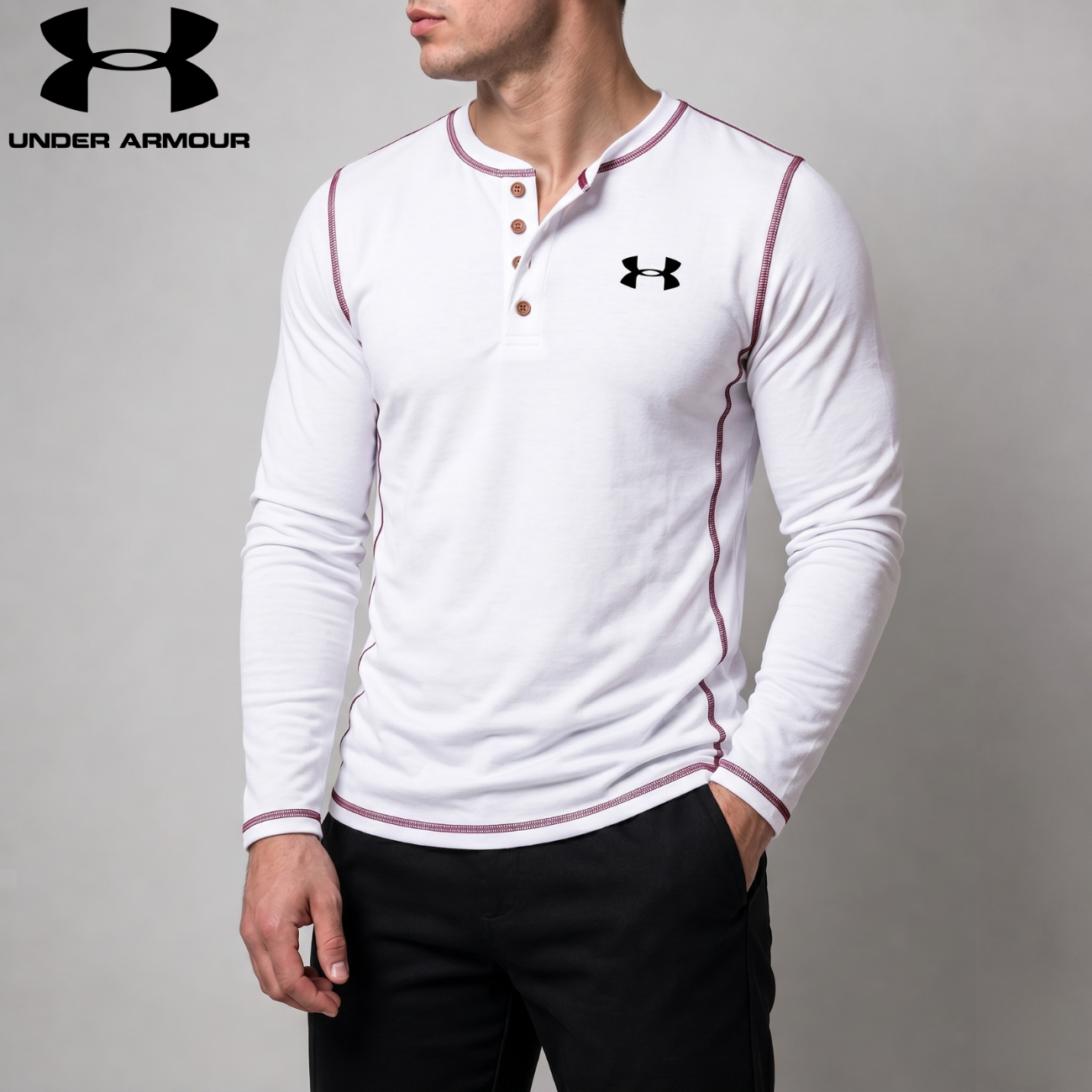 Långärmad Henley || Utförsäljning