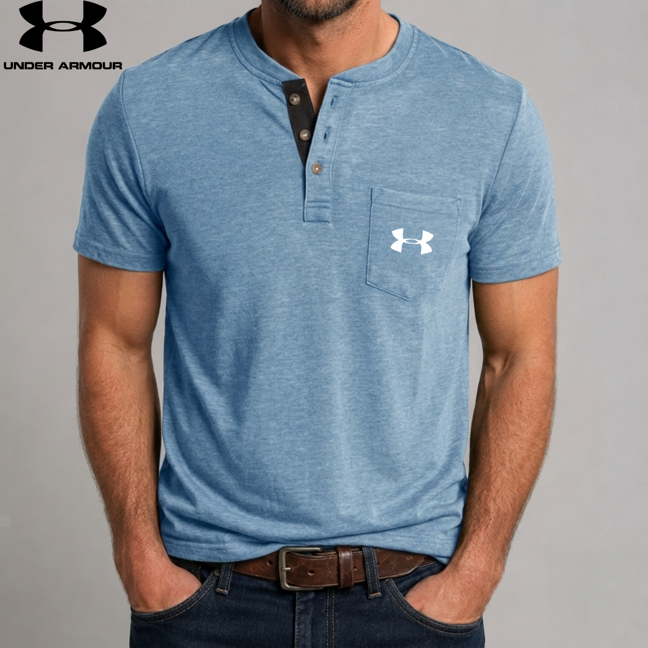 Premium Slub Knit Henley || Utförsäljning