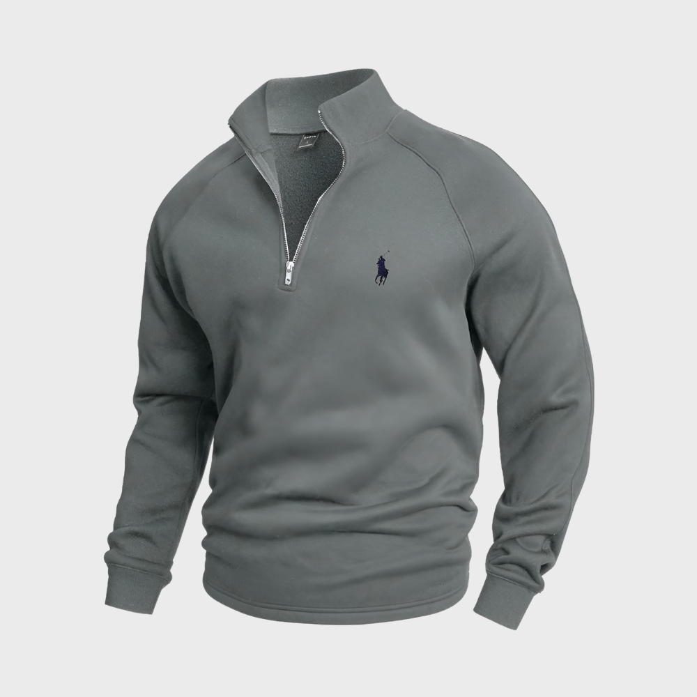 R&L™ | Halvzip sweatshirt i bomull