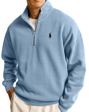 R&L™ Herr Casual Ståkrage Halvdragkedja Sweatshirt