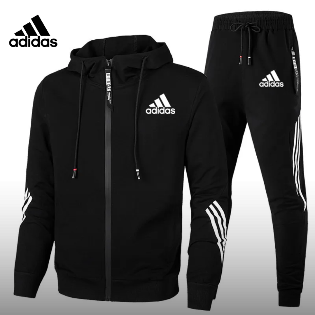 Modernt Atletiskt Hoodie- och Joggerset || Utförsäljning