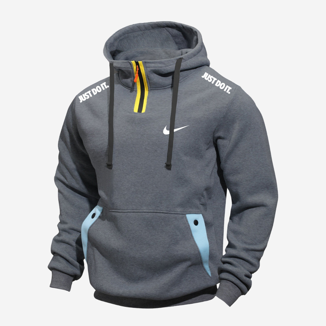 Avslappnad Half-Zip Hoodie - TFÖRSÄLJNING AV KOLLEKTION