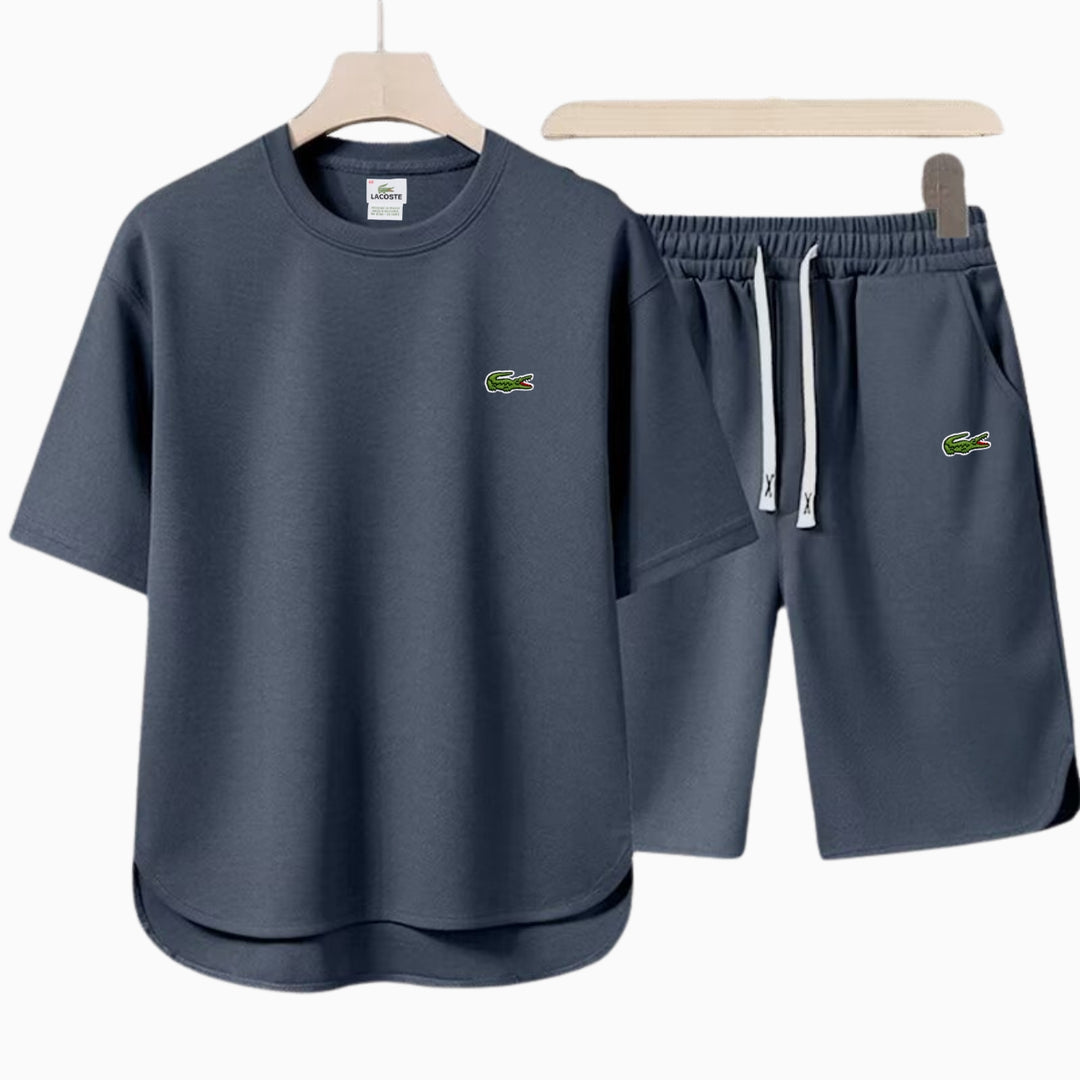 Casual Set för män - T-Shirt & Shorts