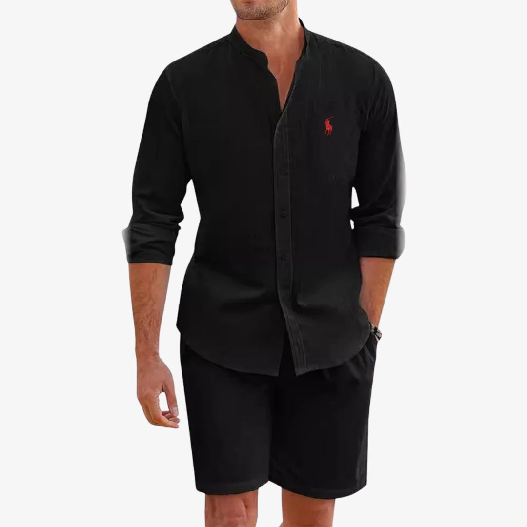 Elegant Set Skjorta & Shorts - UTFÖRSÄLJNING