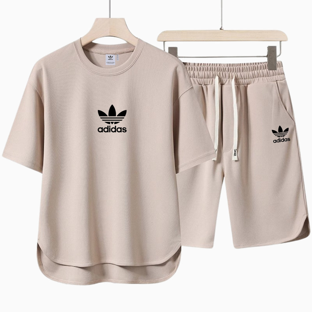 Casual Set för män - T-shirt och shorts
