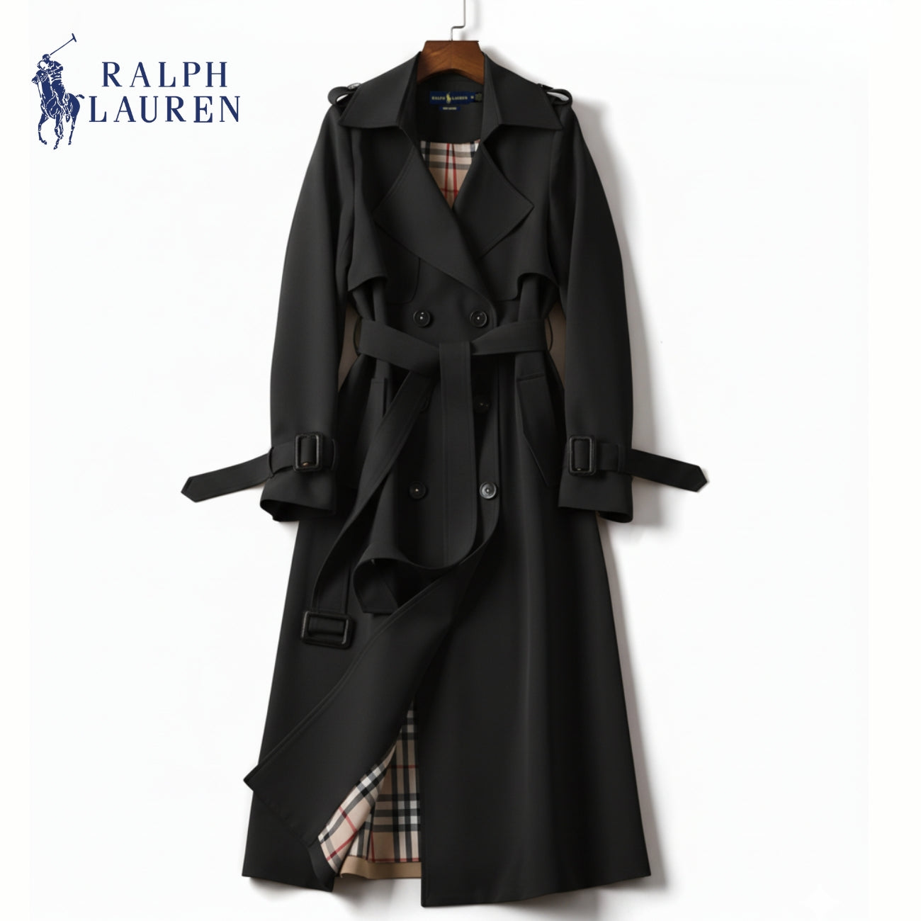 Elegant Trenchcoat med Bälte || UTFÖRSÄLJNINGSPRIS