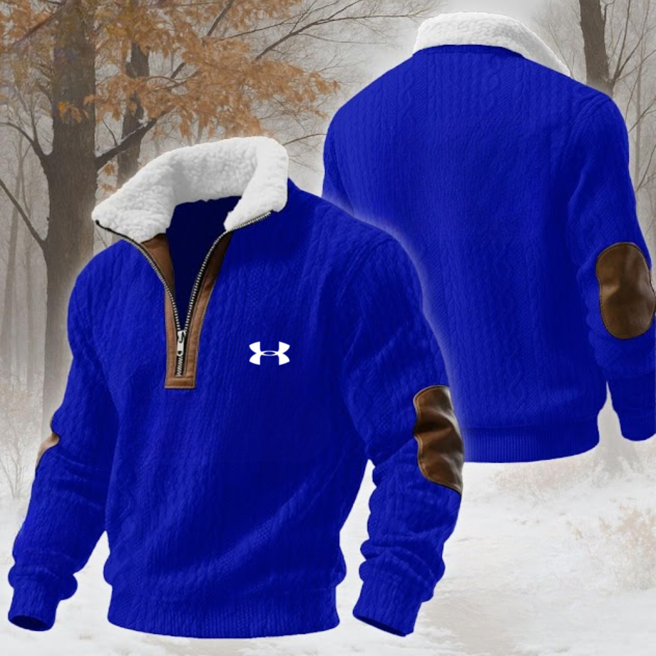 2026 Mysig Ribbad Zip-Up Tröja - Utförsäljning