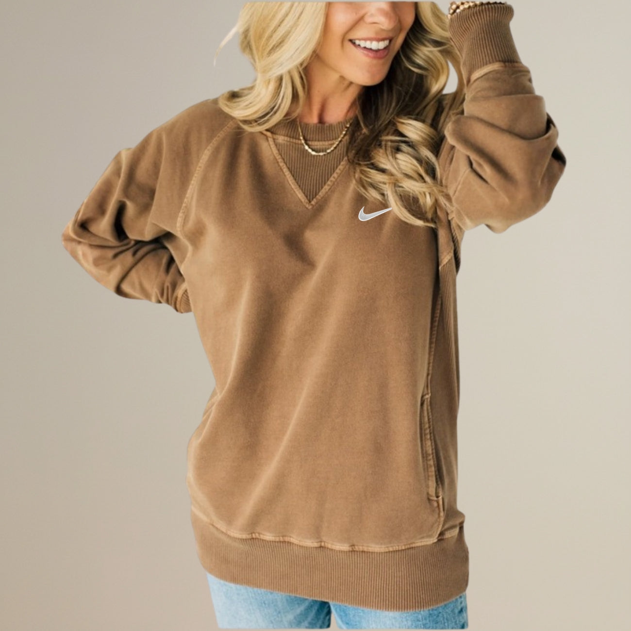 Faded Casual Sweater - UTFÖRSÄLJNING