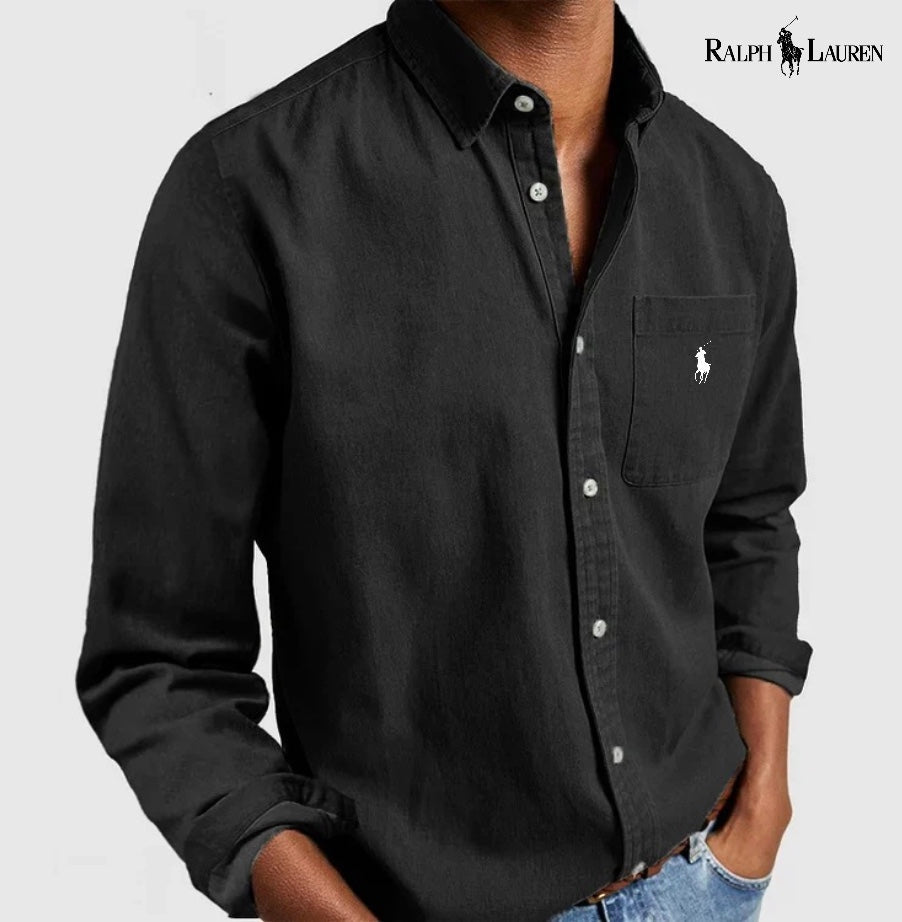Linneskjorta | i Oxford-stil