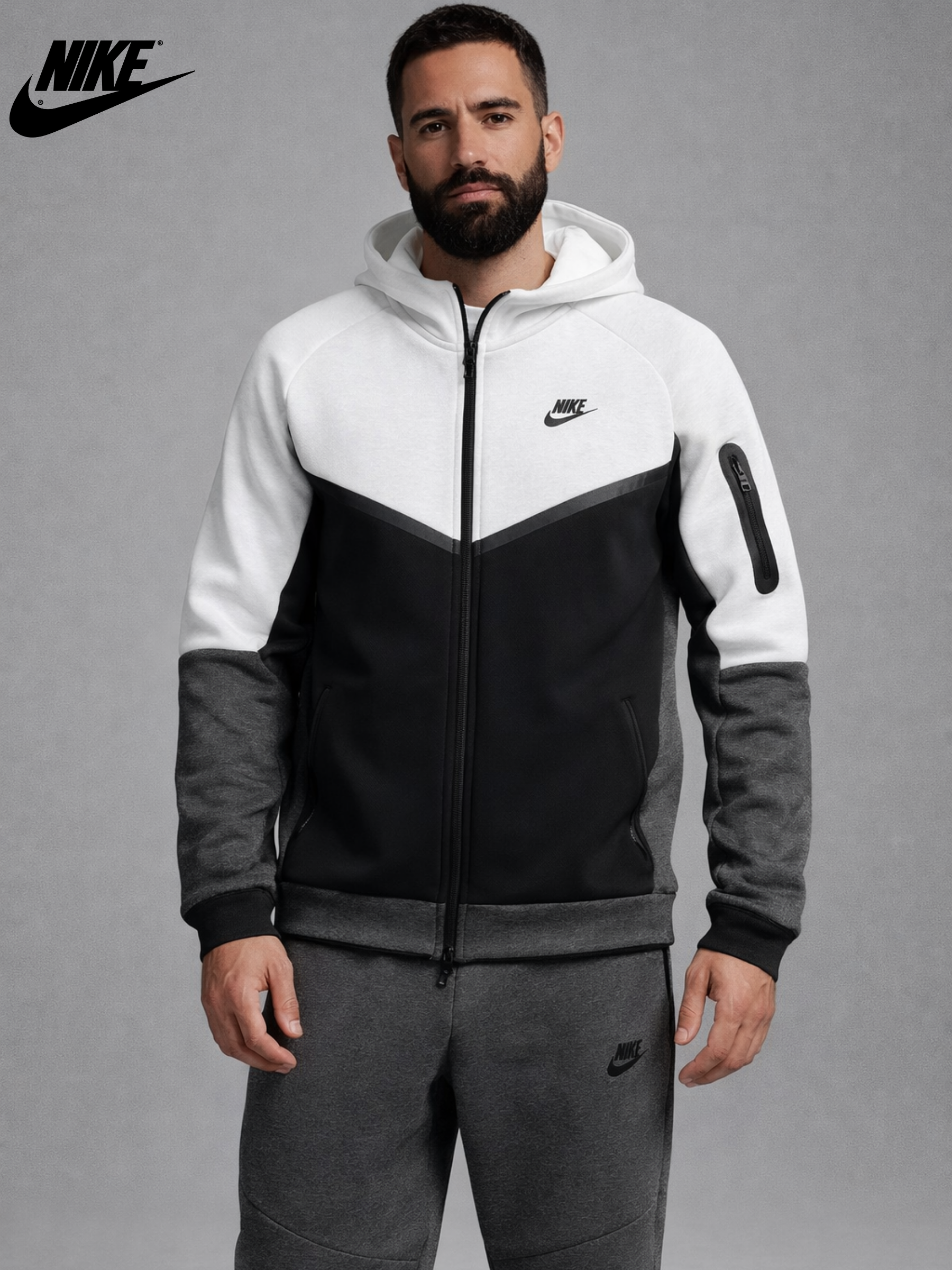 Mångsidig Zip-Up Hoodie || Rea