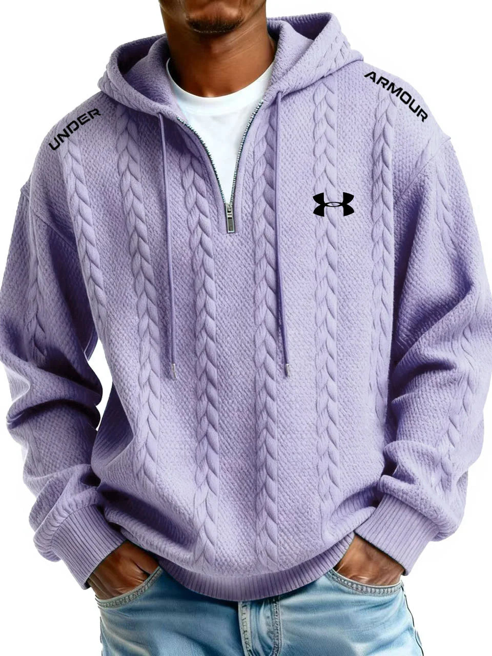 UA halvzip-hoodie