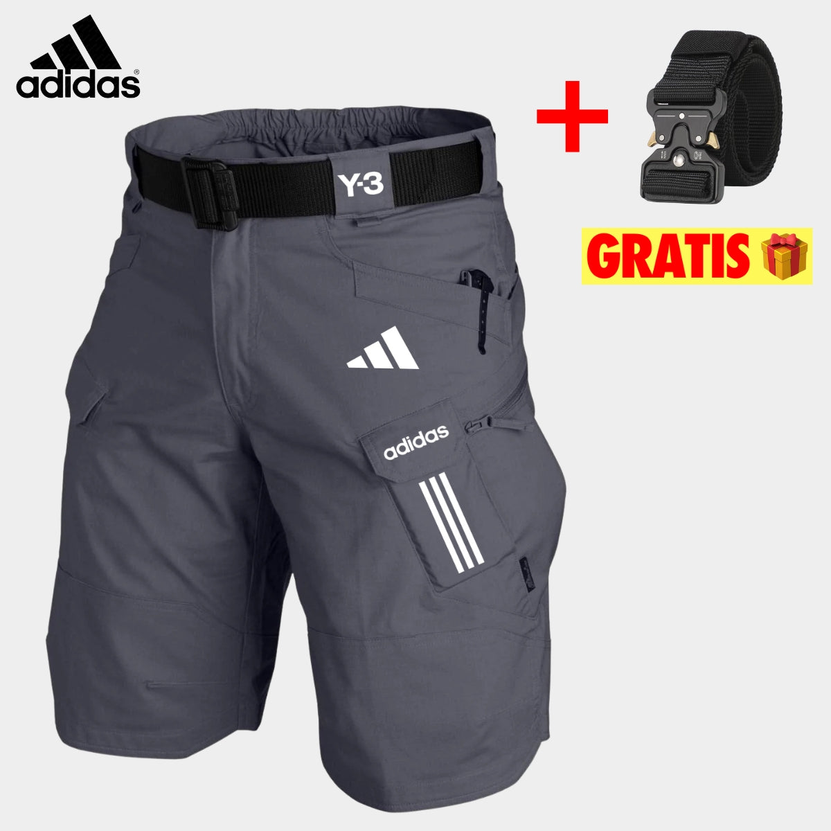 Taktiska Cargo-shorts + Gratis Bälte || UTFÖRSÄLJNING