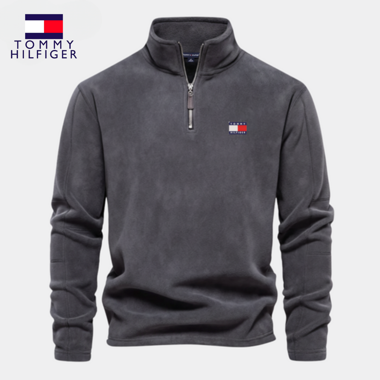 TH™ Half Zip Sweatshirt | I Bomull