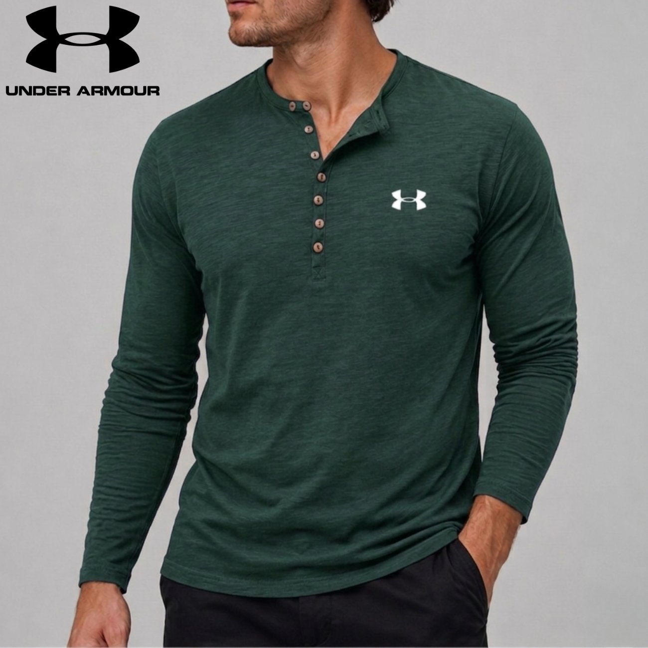 Långärmad Henley || Utförsäljning