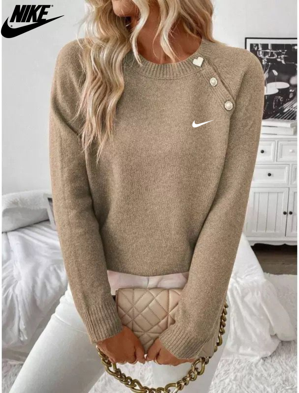 Essential Chic Knapptröja || Utförsäljning